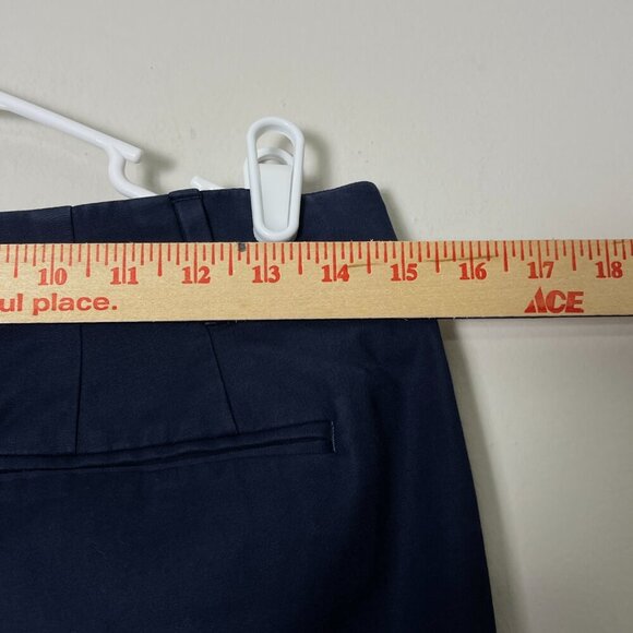 Boden Navy Blue Dress Pants Women's 6L 30 Waist Slim Fit Ankle Cropped Career - Picture 4 of 12